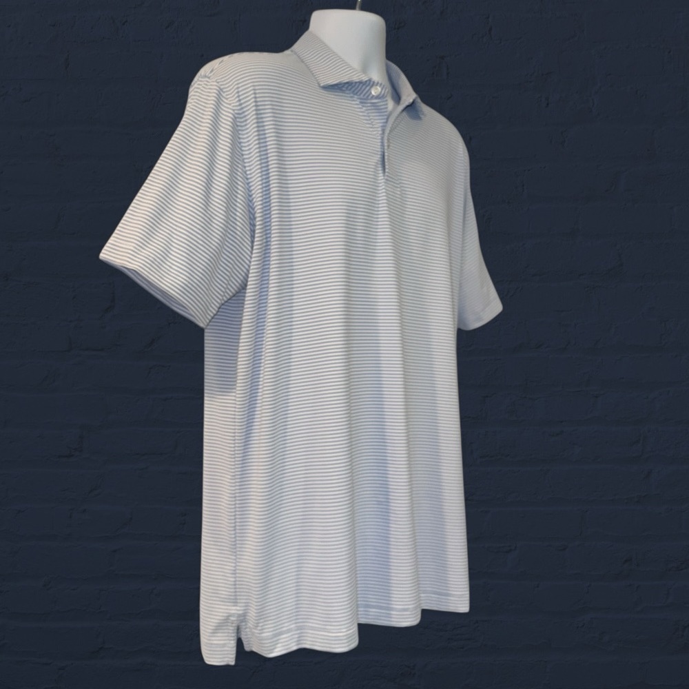 Peter Millar Crown Crafted Golf Polo L Teton Pines Country Club Wyoming - Picture 4 of 13